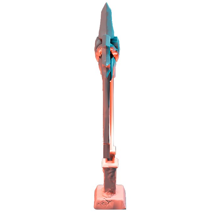 Underwater City Banner VI - Printable Resin Model 3D STL Model — view 5