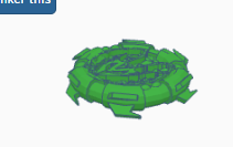 Rayquaza beyblade 3D STL Model