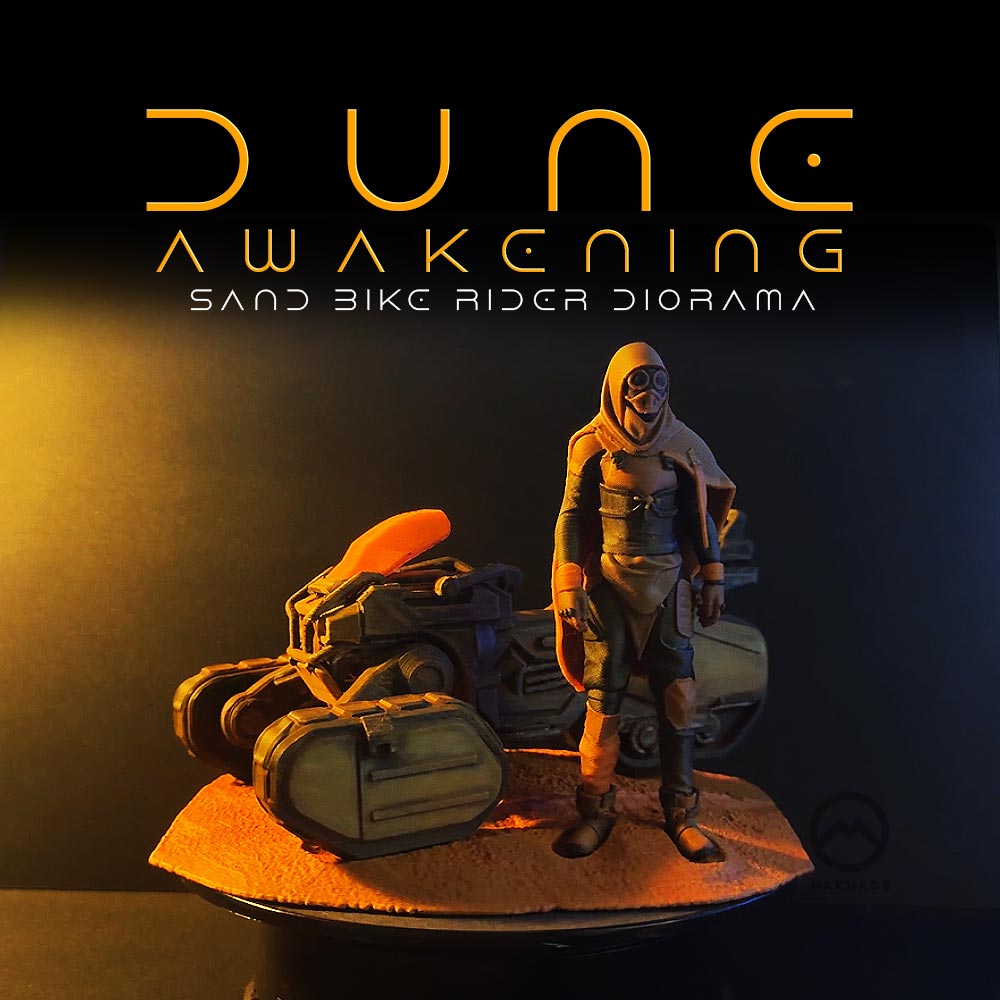 DUNE AWAKENING - Sand Bike Rider 3D STL Model