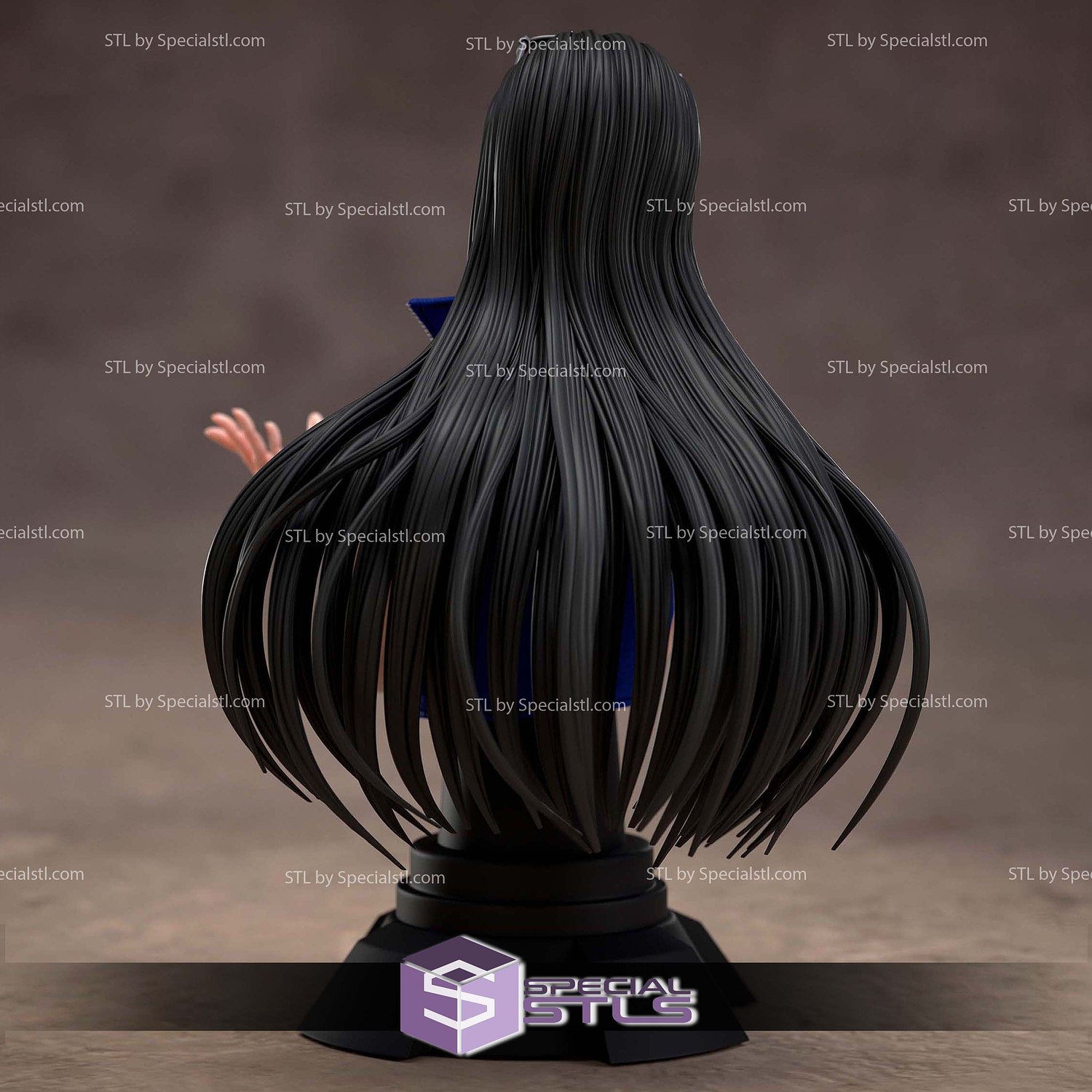 Nico Robin Bust V3 3D Printer Files STL Model — view 4