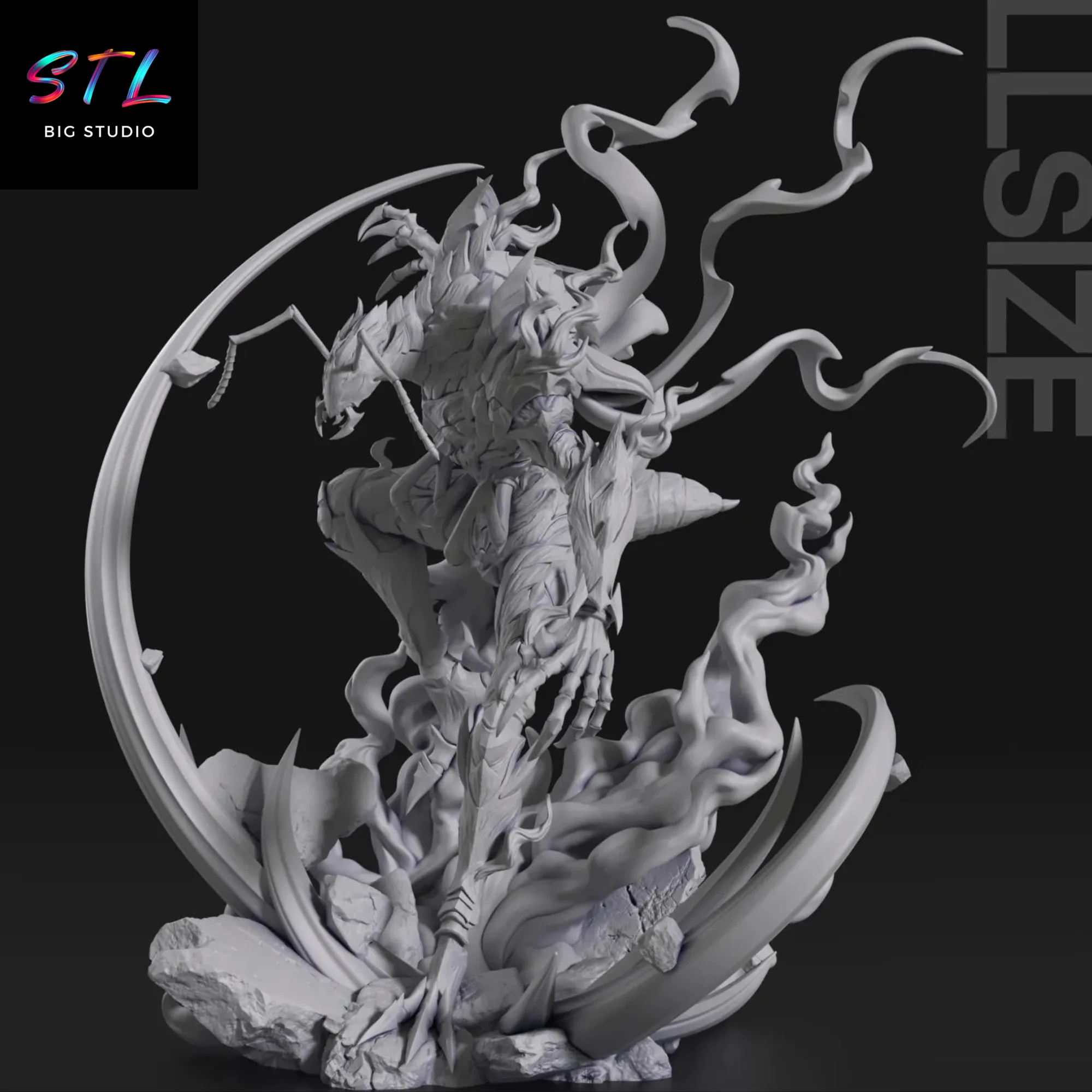 Shadow Beru STL | Solo Leveling | 3D Printable Figure Model — view 4