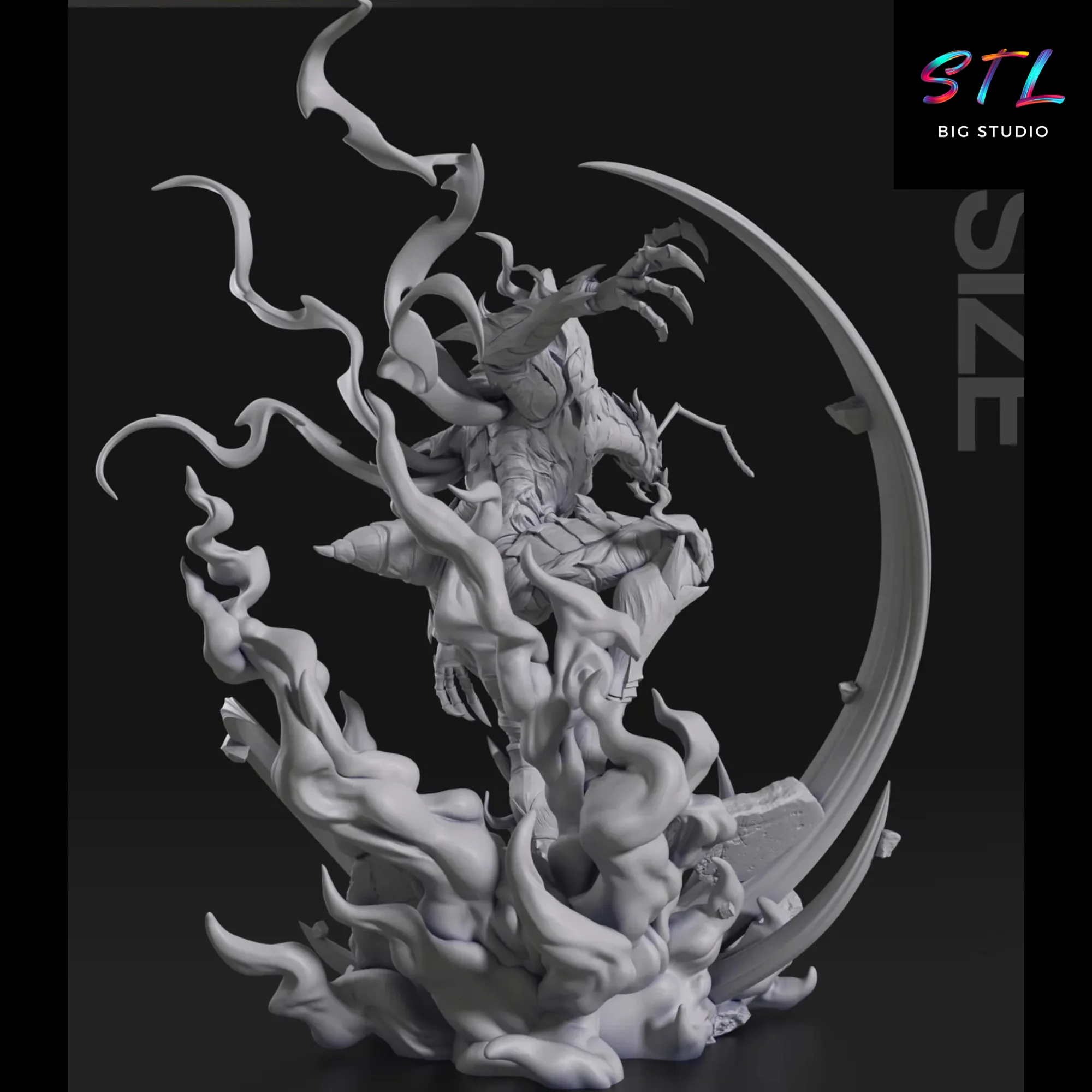 Shadow Beru STL | Solo Leveling | 3D Printable Figure Model — view 5
