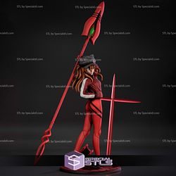 Asuka Langley and Hat 3D Printer Files STL Model