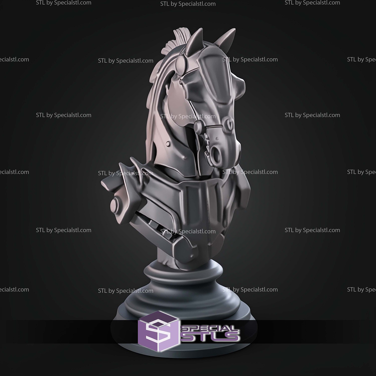 Mini Chess Figures STL Collection 3D Model — view 8