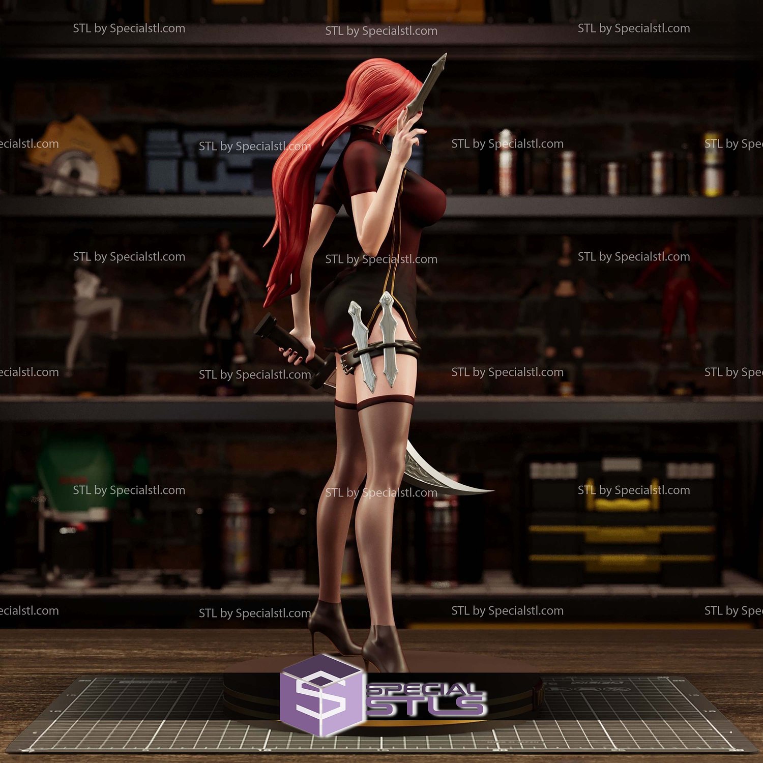 Katarina Blood Quinn STL Files 3D Model — view 2