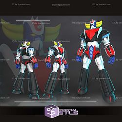 Grendizer Goldorak V3 STL Files 3D Model