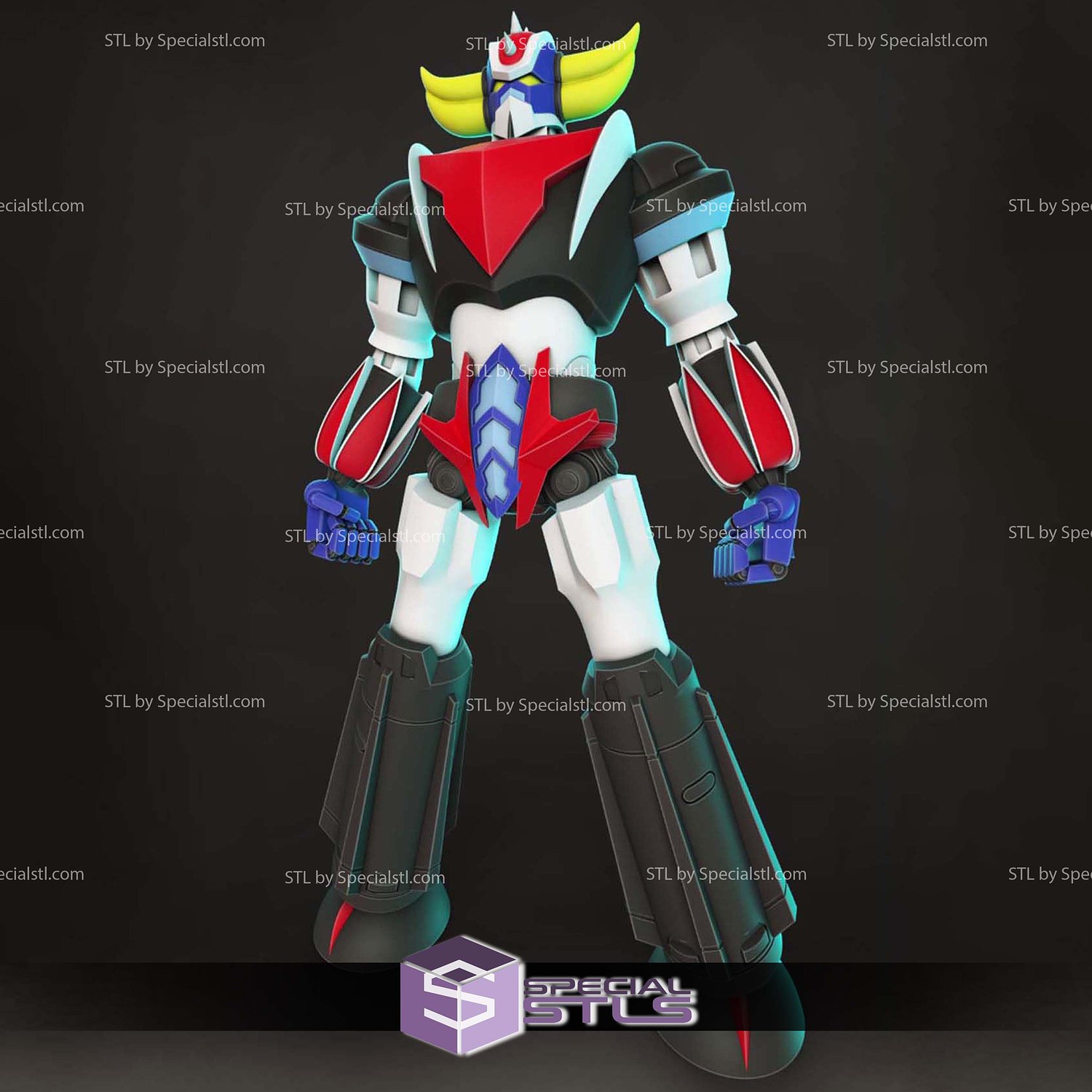 Grendizer Goldorak V3 STL Files 3D Model — view 3