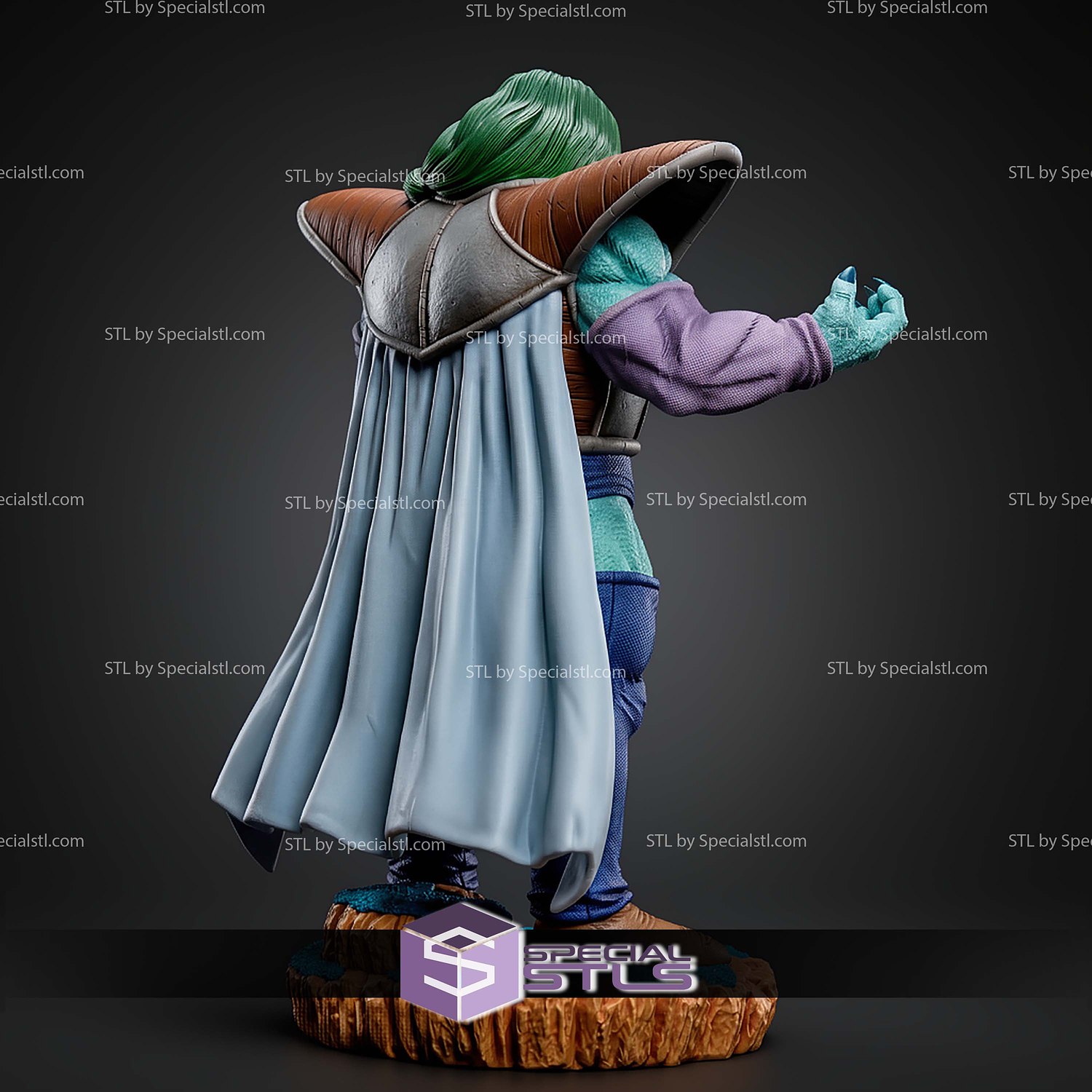 Zarbon Transformation STL Files 3D Model — view 4
