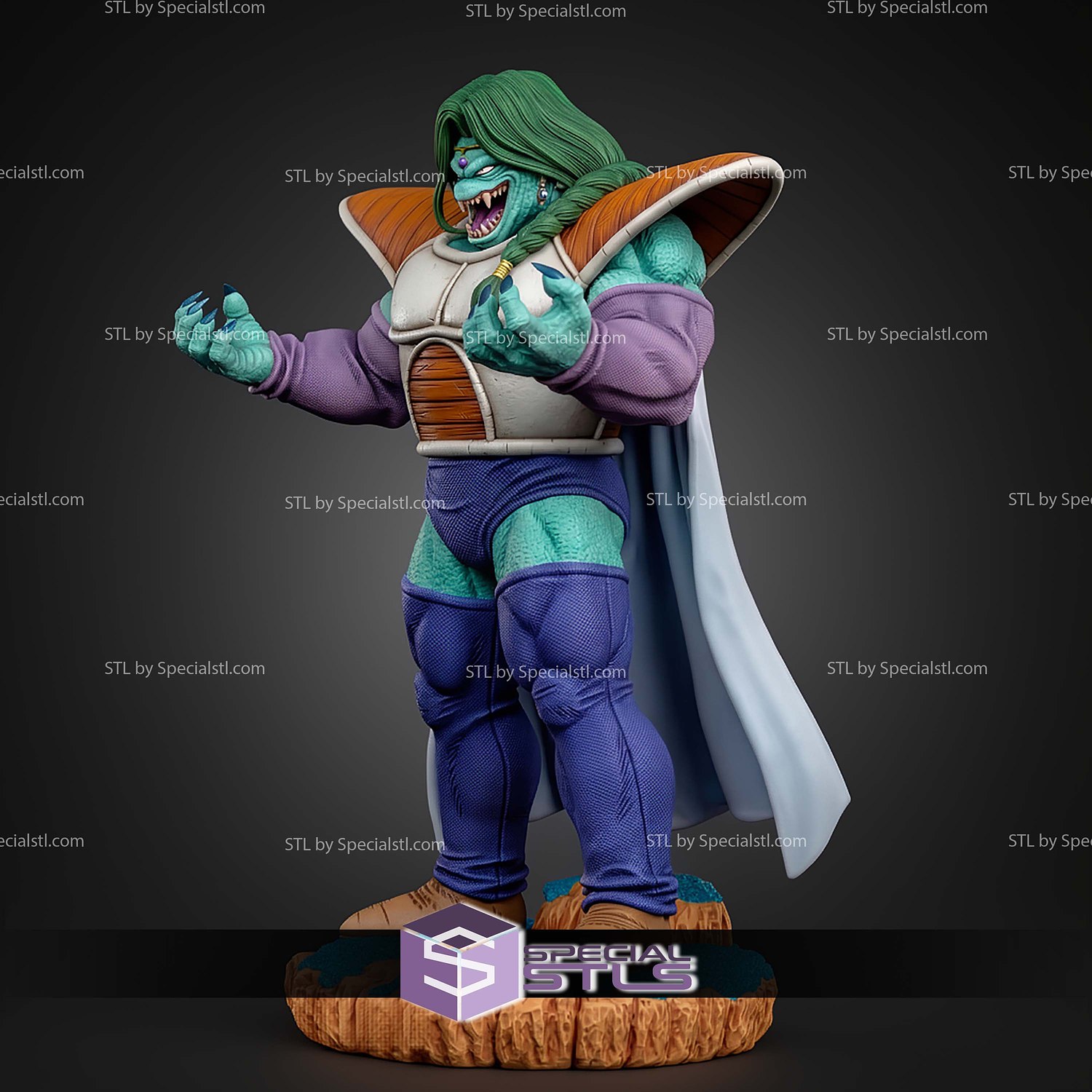 Zarbon Transformation STL Files 3D Model — view 5