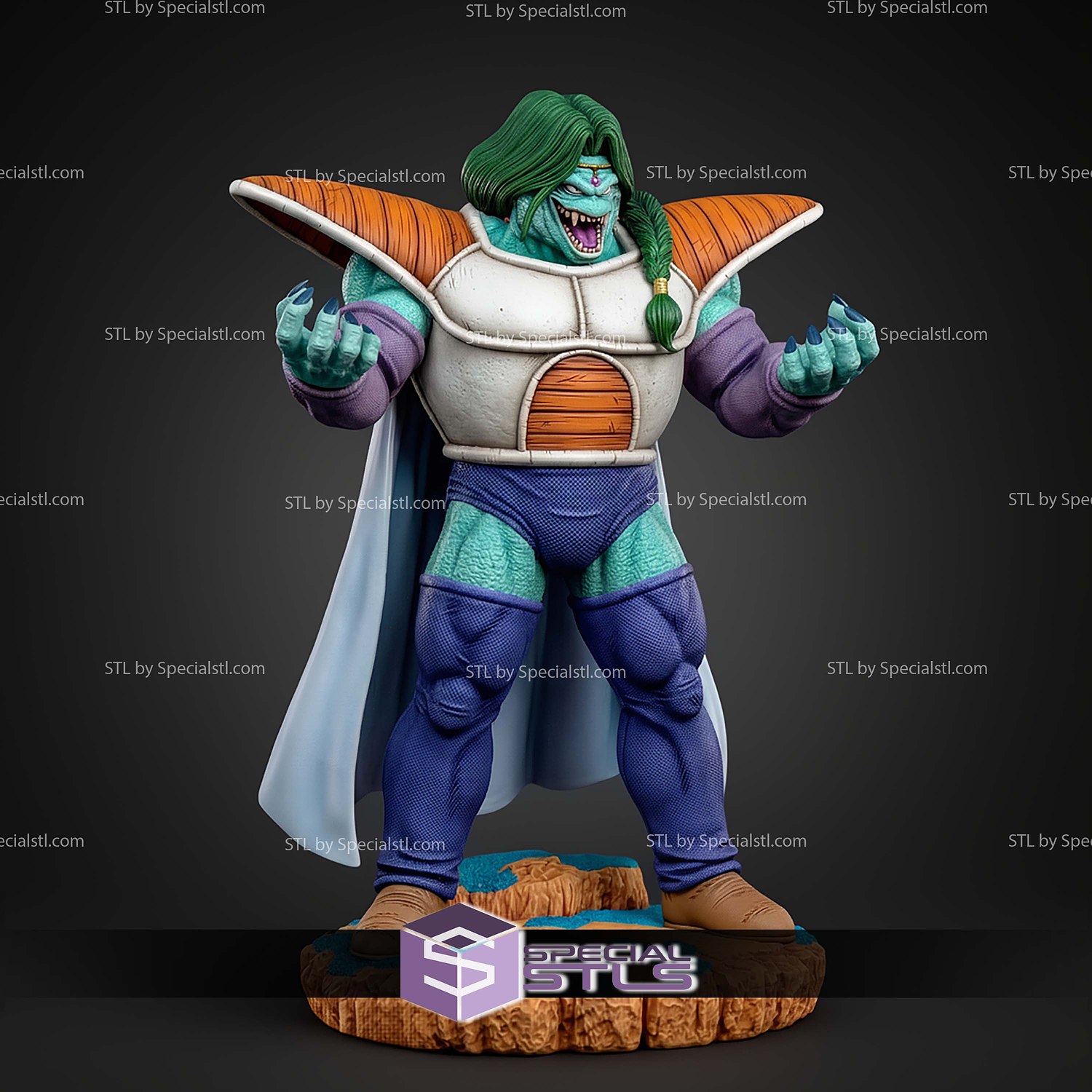 Zarbon Transformation STL Files 3D Model — view 6