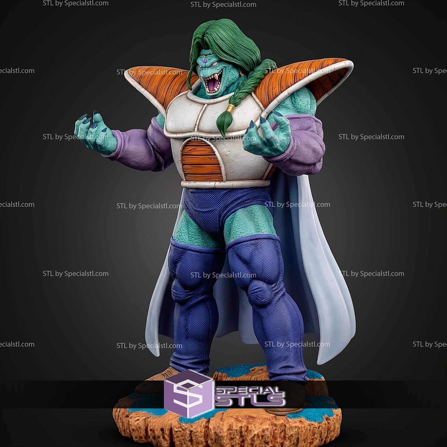 Zarbon Transformation STL Files 3D Model — view 7