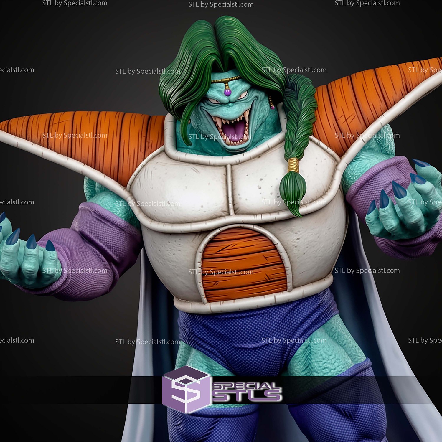 Zarbon Transformation STL Files 3D Model — view 8