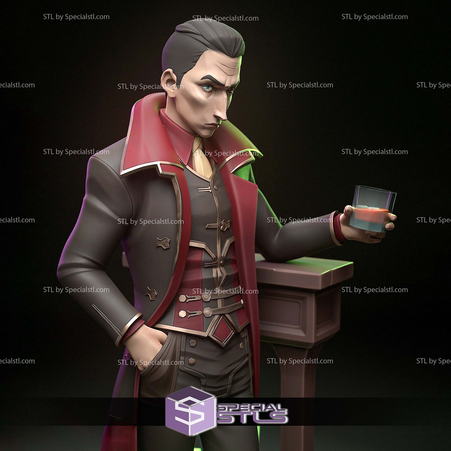 Silco Arcane STL Files 3D Model — view 4