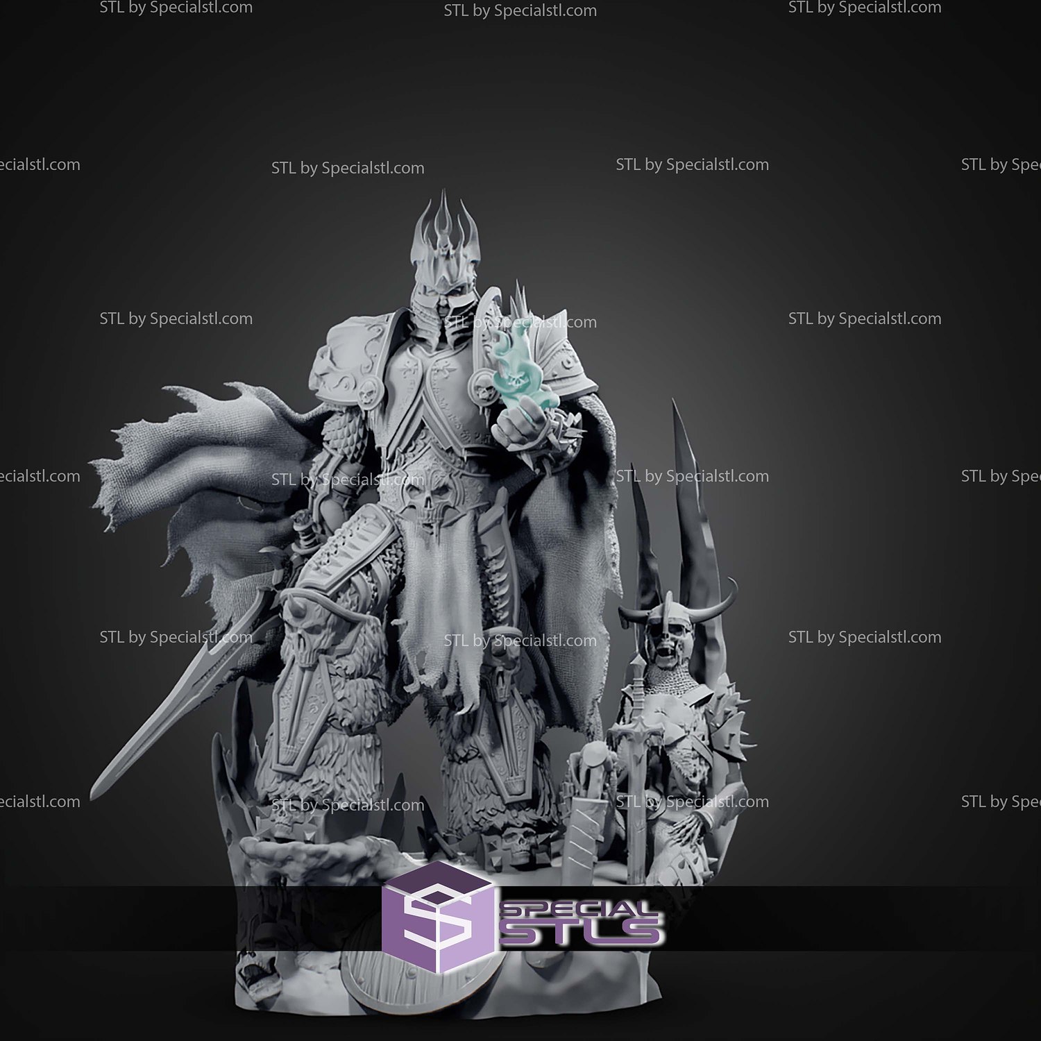 Lich King 1-6 STL Files 3D Model — view 6