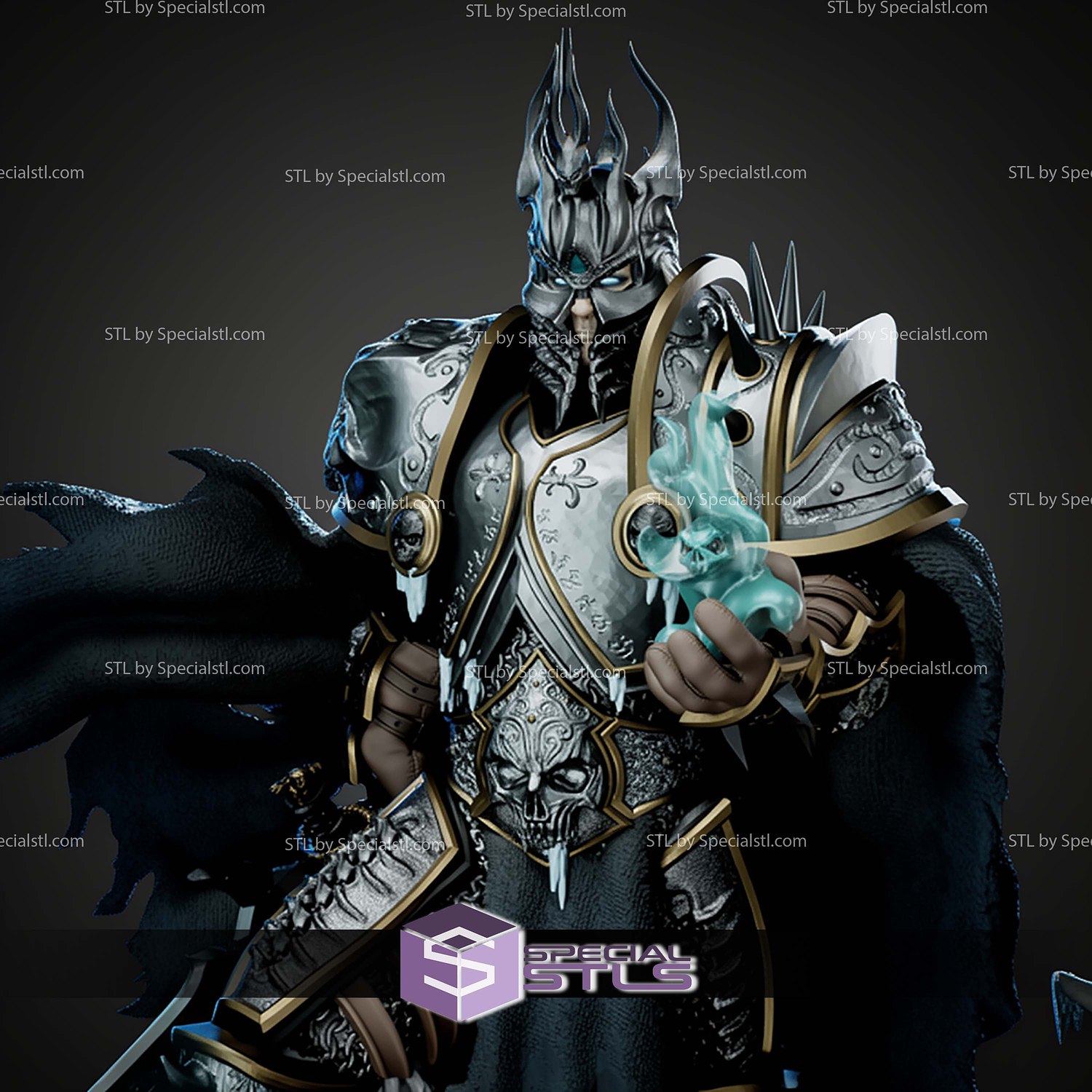 Lich King 1-6 STL Files 3D Model — view 7