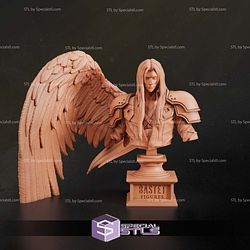 Sephiroth Bust Final Fantasy 3D Printer Files STL Model