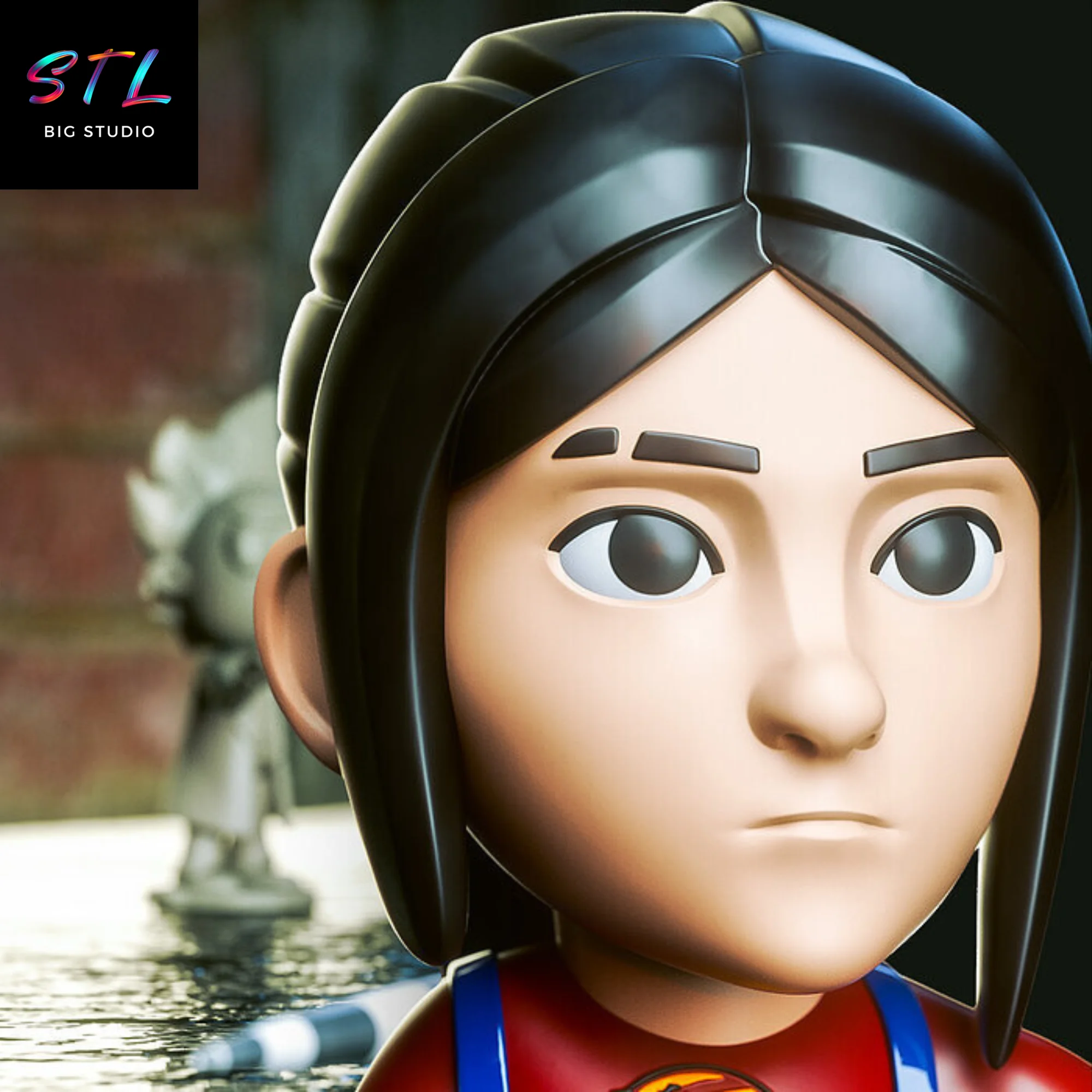 Ellie Chibi STL | The Last of Us | 3D Printable Figure Model — view 2