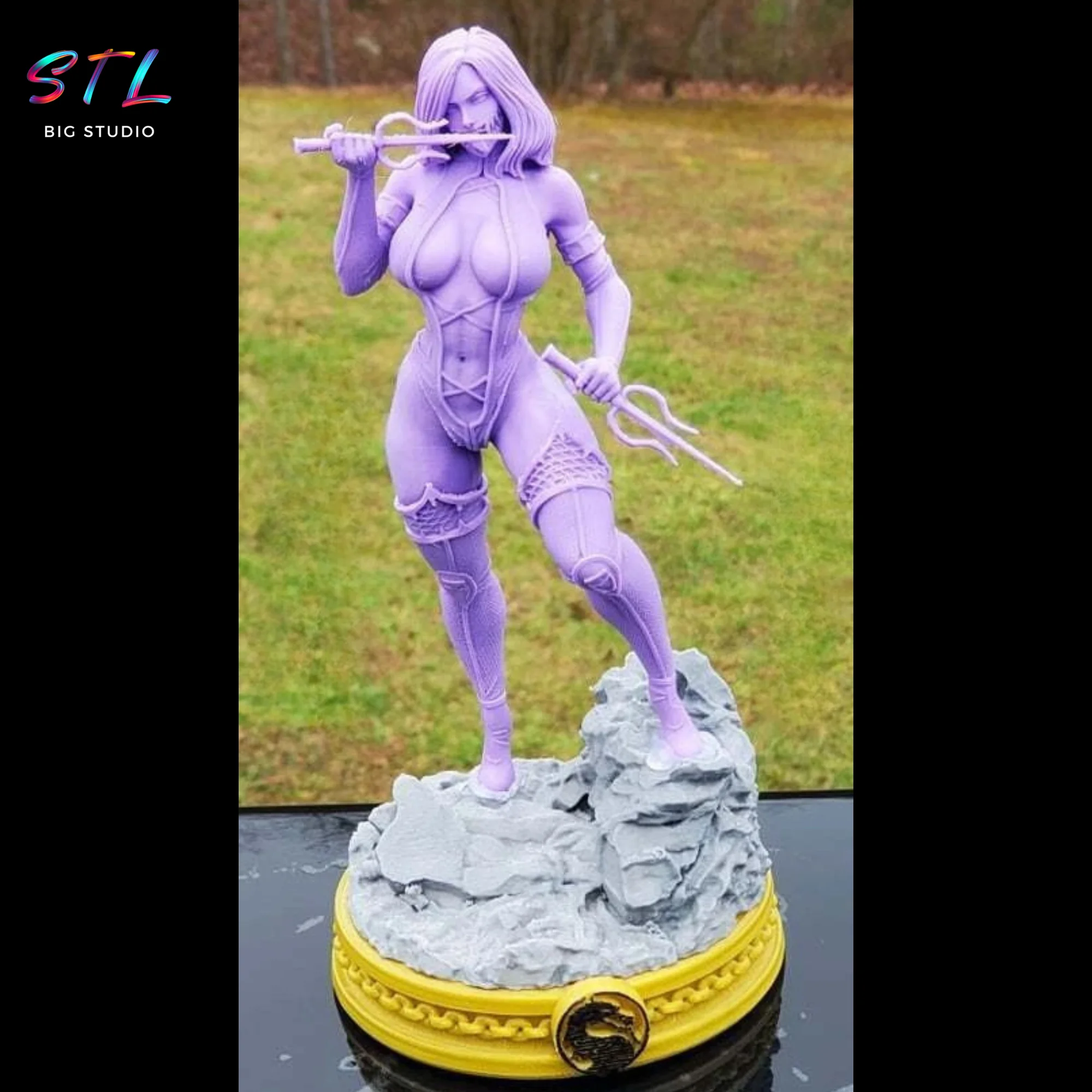 Mileena STL | Mortal Kombat | 3D Figure to Print Model — view 3