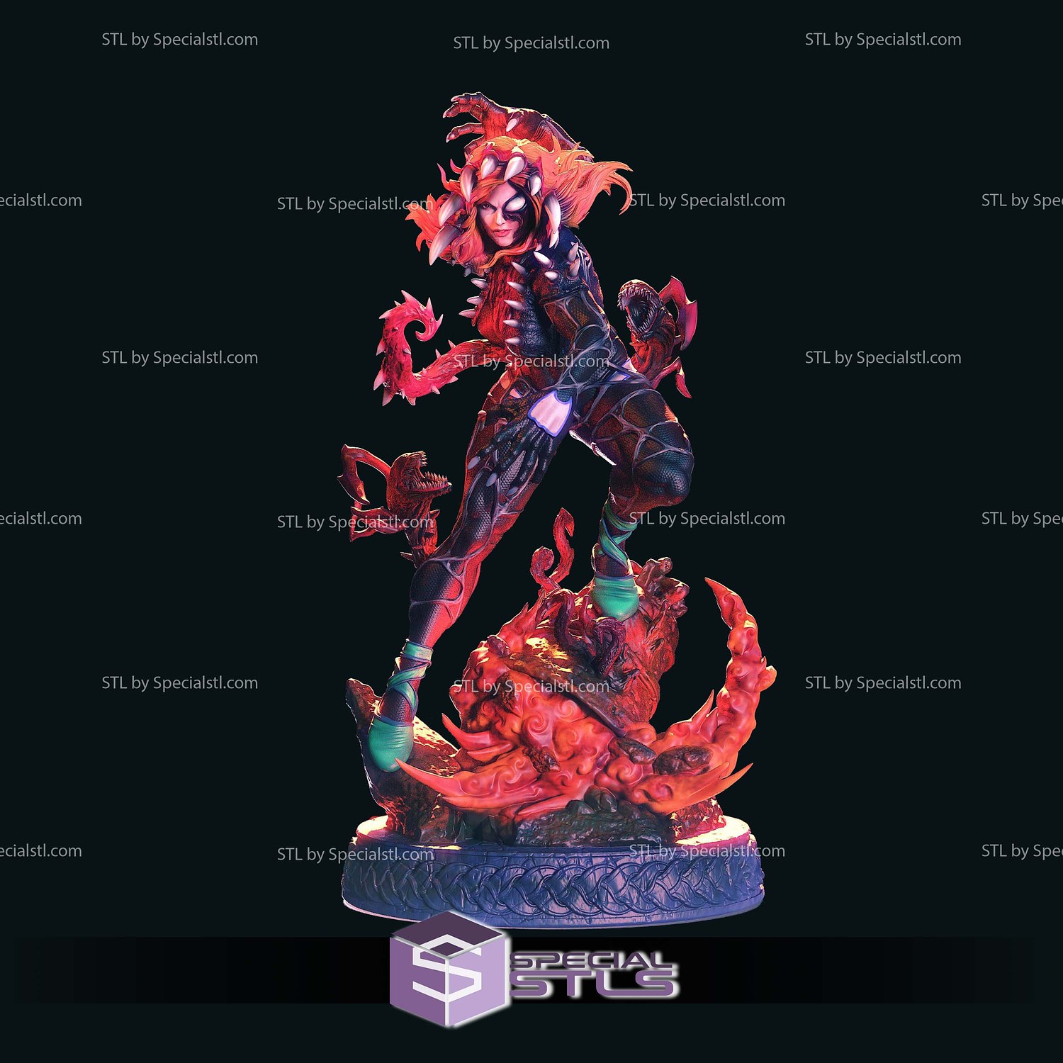 Gwen Venomized Gwenom STL Files 3D Model — view 5