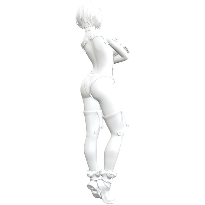 Nier2b reika stand 3D STL Model — view 5