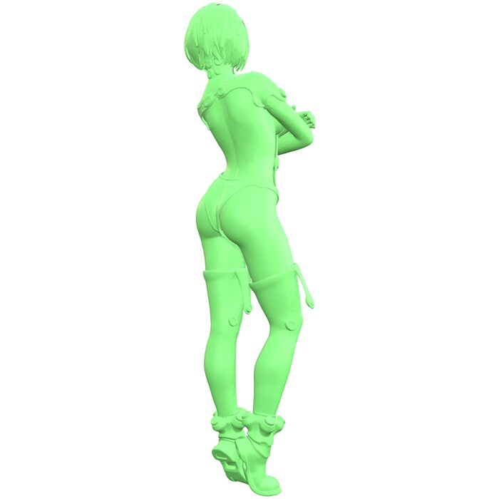 Nier2b reika stand 3D STL Model — view 8