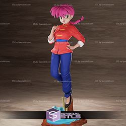 Ranma Water Base Sculptures 3D Printing STL Model