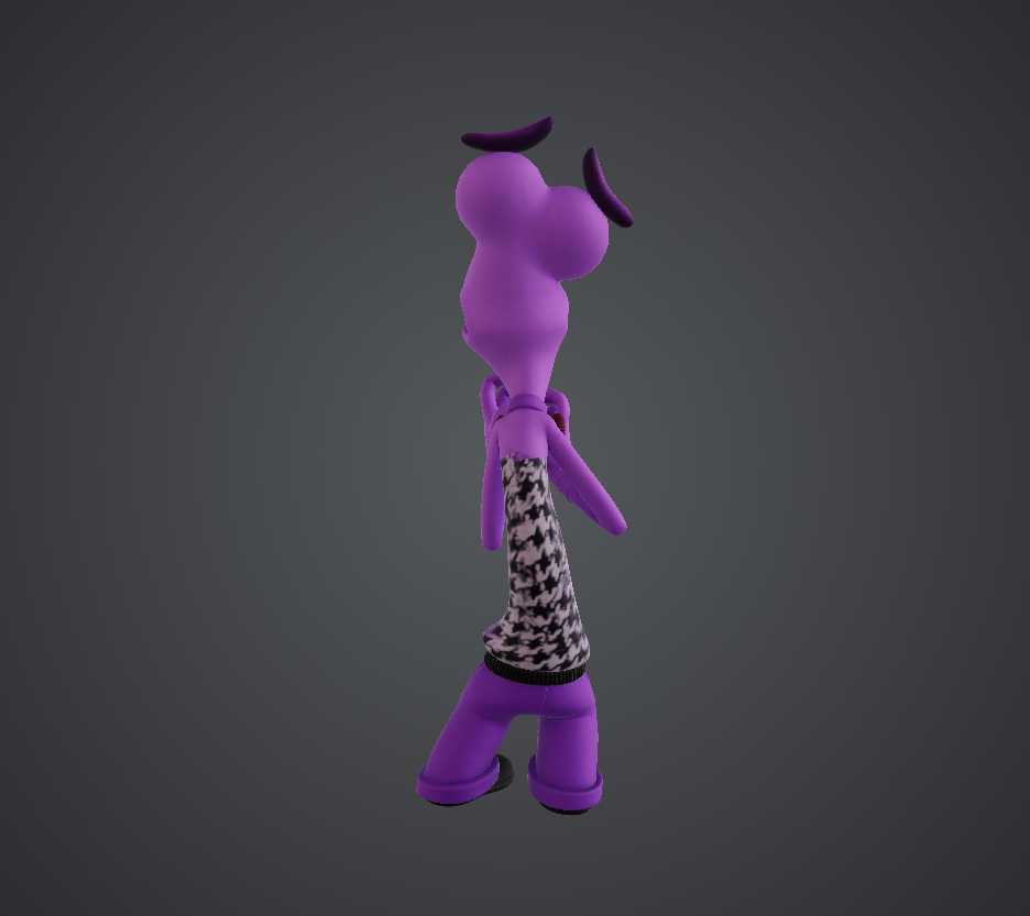 Inside Out Fear 3D STL Model — view 5