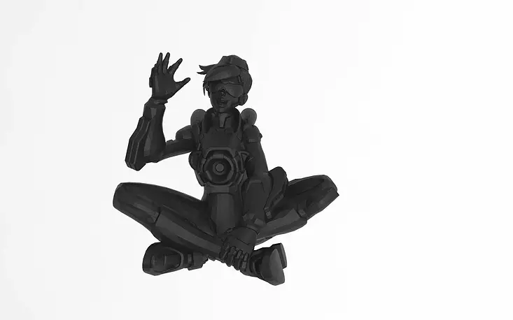 Tracer cadet oxton Overwatch OW 3D STL Model