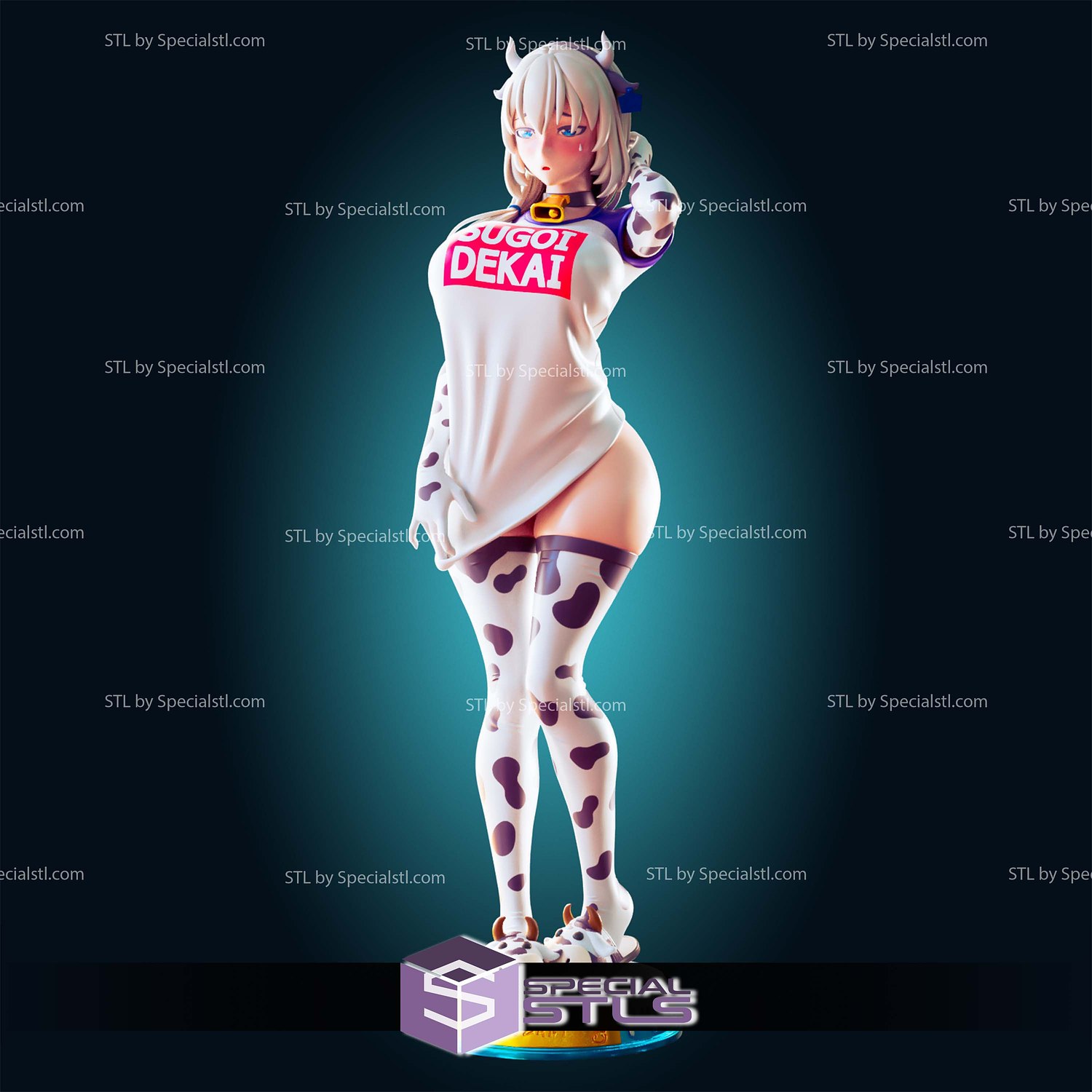 Tsuki Uzaki Uzaki chan 3D Printer Files STL Model — view 2