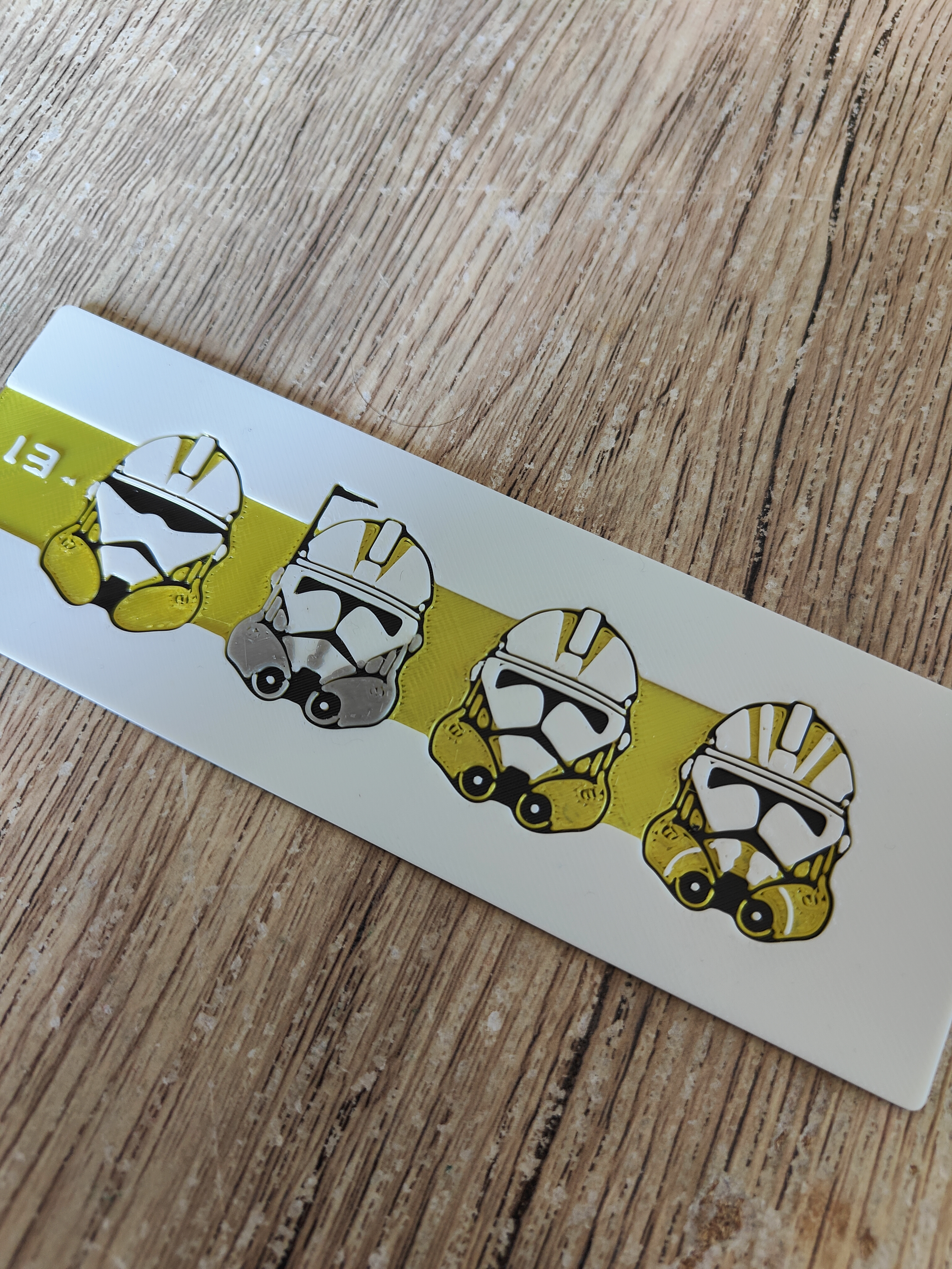 Star Wars - Clone Wars Elite: 13th Battalion Bookmark 3D 3MF Model