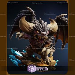 Chibi Nergigante Monster Hunter World 3D Printer Files STL Model