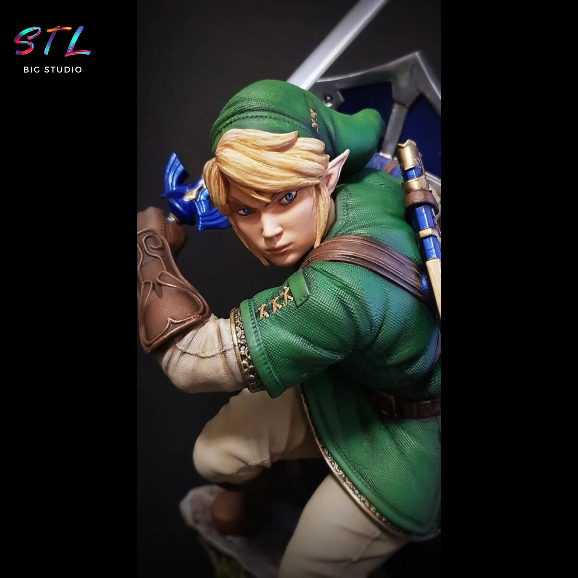 Link STL | The Legend of Zelda | 3D Printable Figure Model — view 2