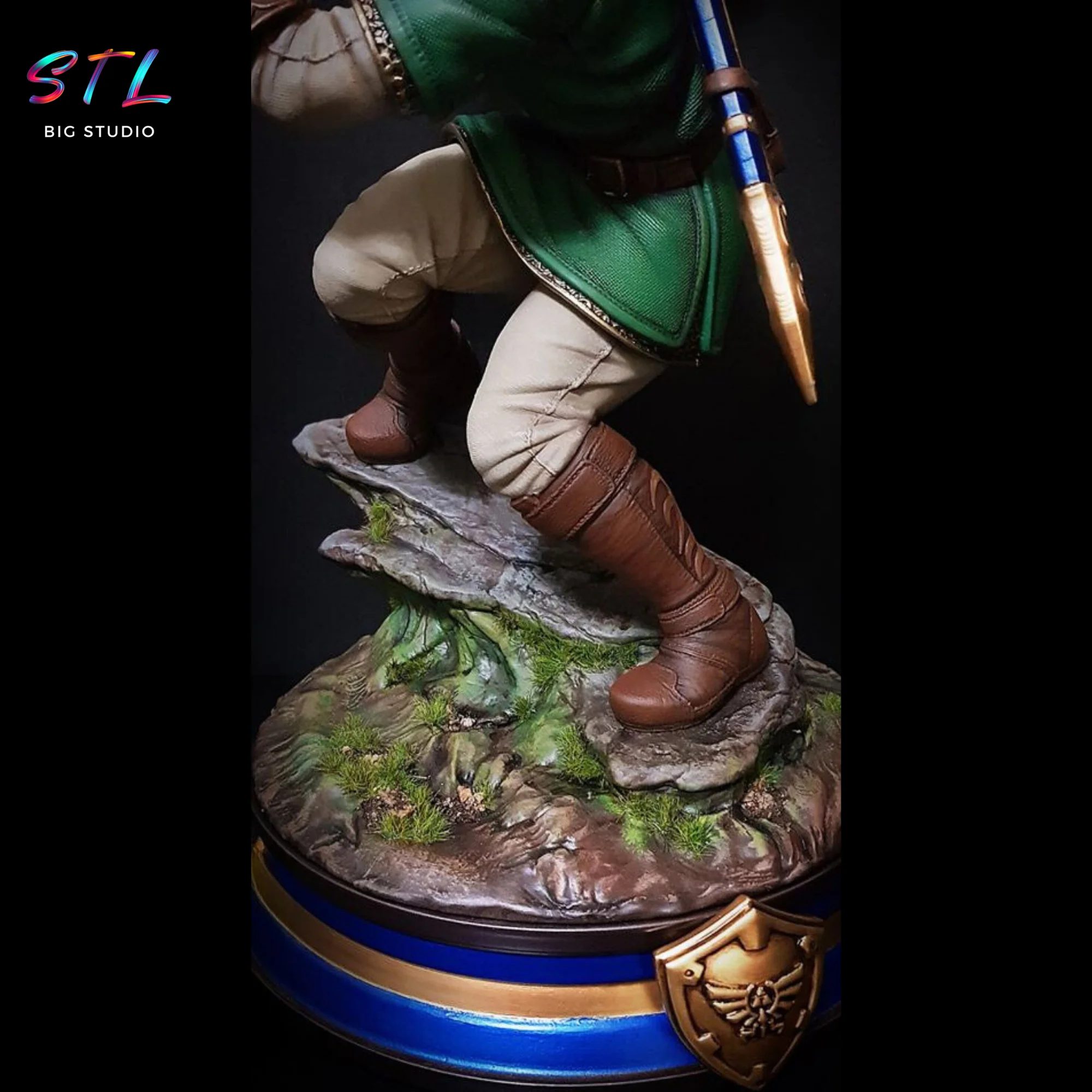 Link STL | The Legend of Zelda | 3D Printable Figure Model — view 3