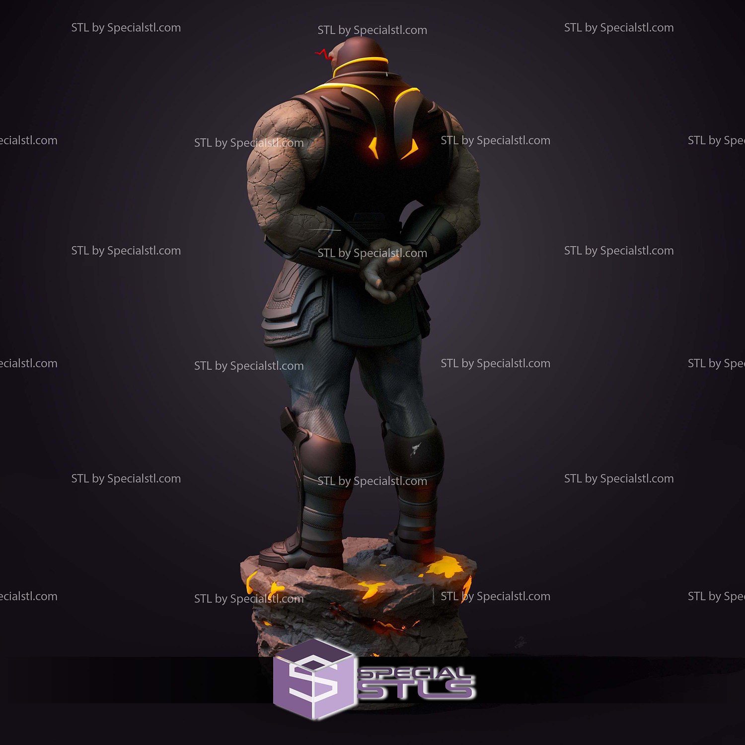 Darkseid Rise 549mm STL Files 3D Model — view 3