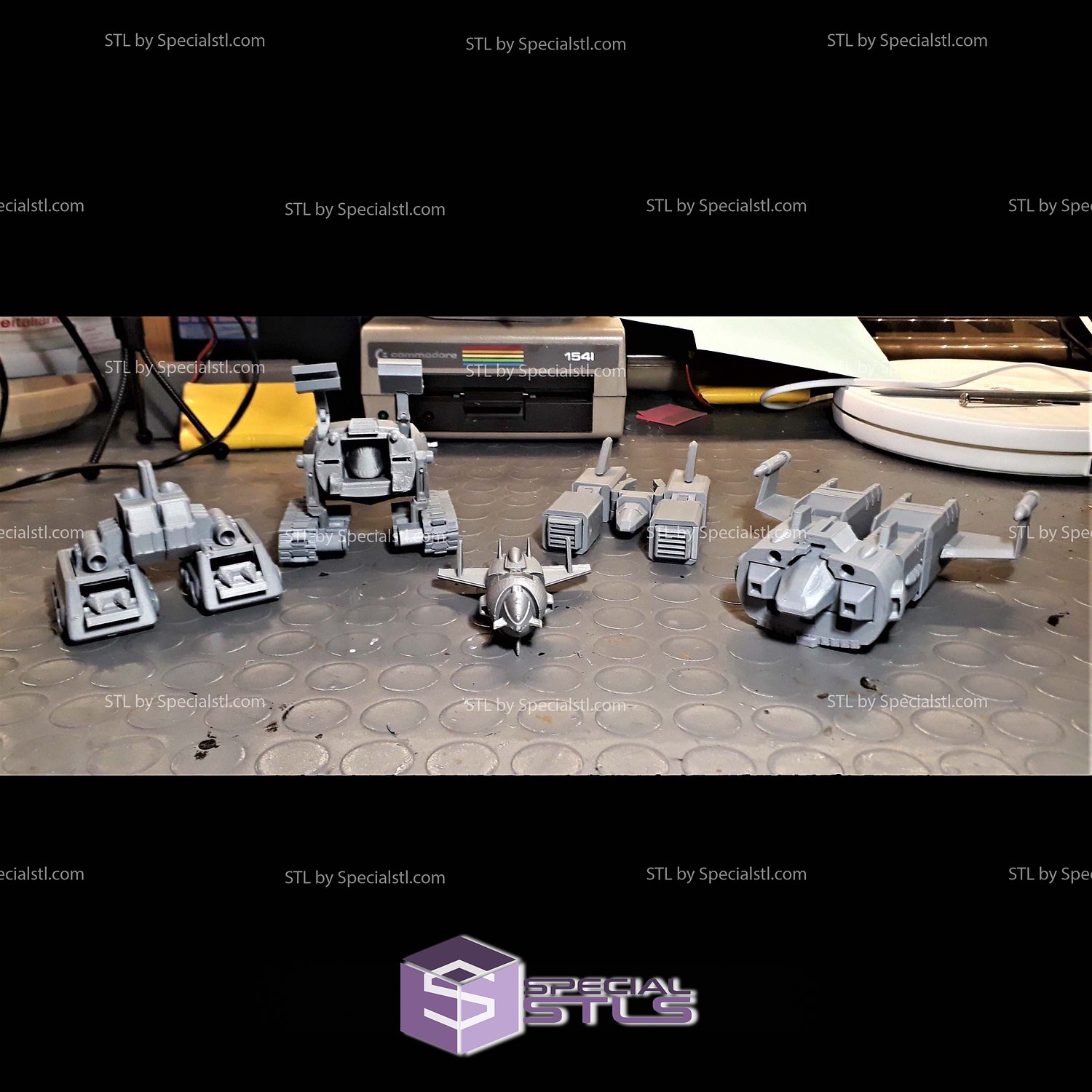 Voltes V Classic 3D Printer Files STL Model — view 3