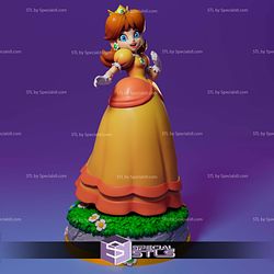 Princess Daisy Mario Video Game 3D Printer Files STL Model
