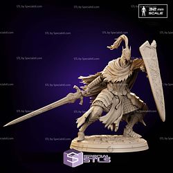 Artorias Dark Souls 32mm STL Files 3D Model