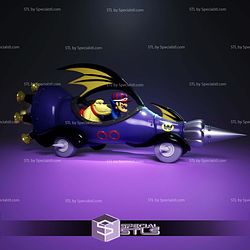 Dick Dastadly and Muttley Mean Machine Sculptures 3D Printing STL Model