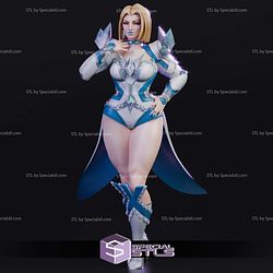 Emma Frost Thicc Marvel Rivals STL Files 3D Model