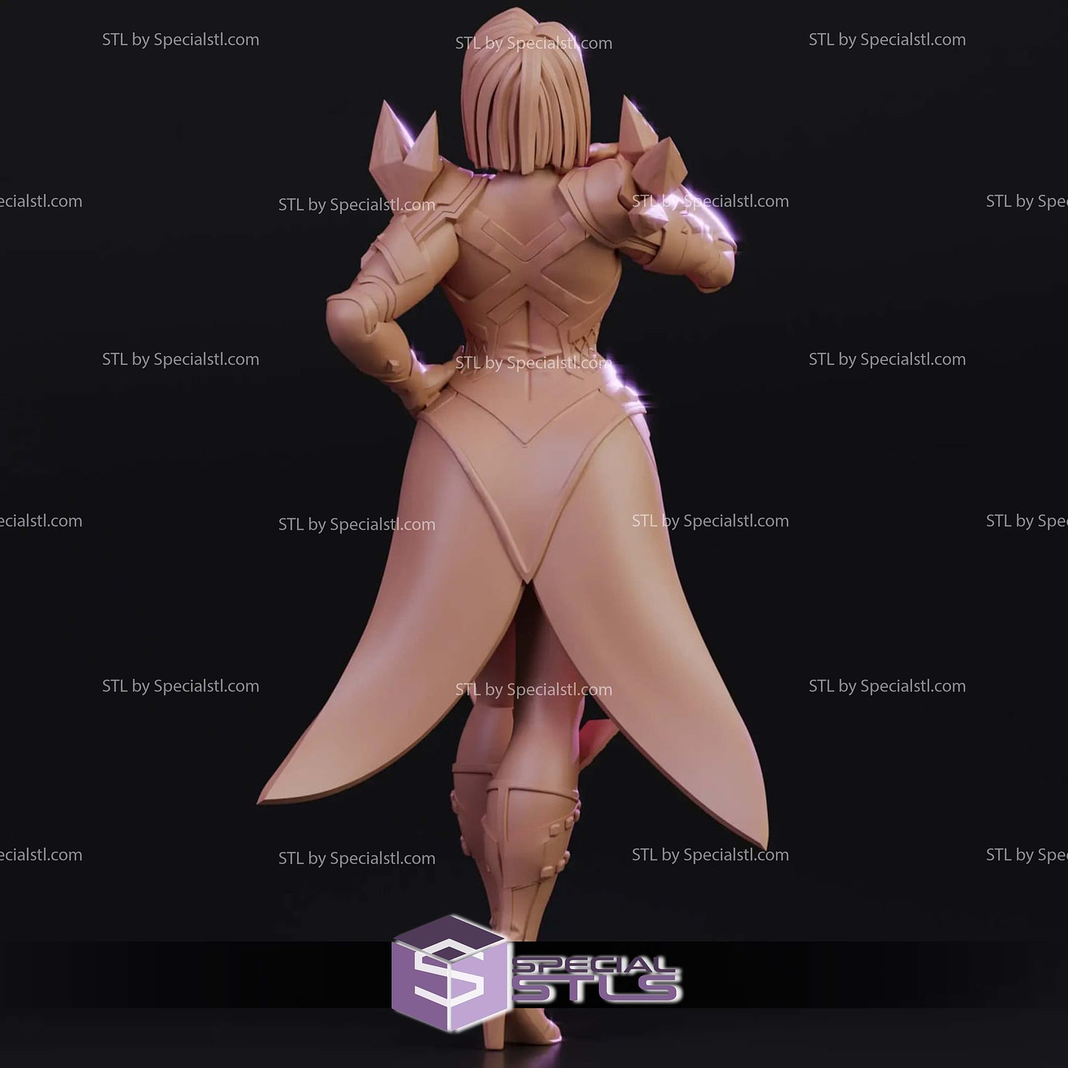 Emma Frost Thicc Marvel Rivals STL Files 3D Model — view 3
