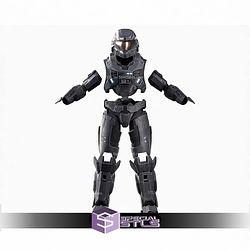 Cosplay STL Files Reach Noble 6 Mark 5 B Helmet and Armor 3D Model