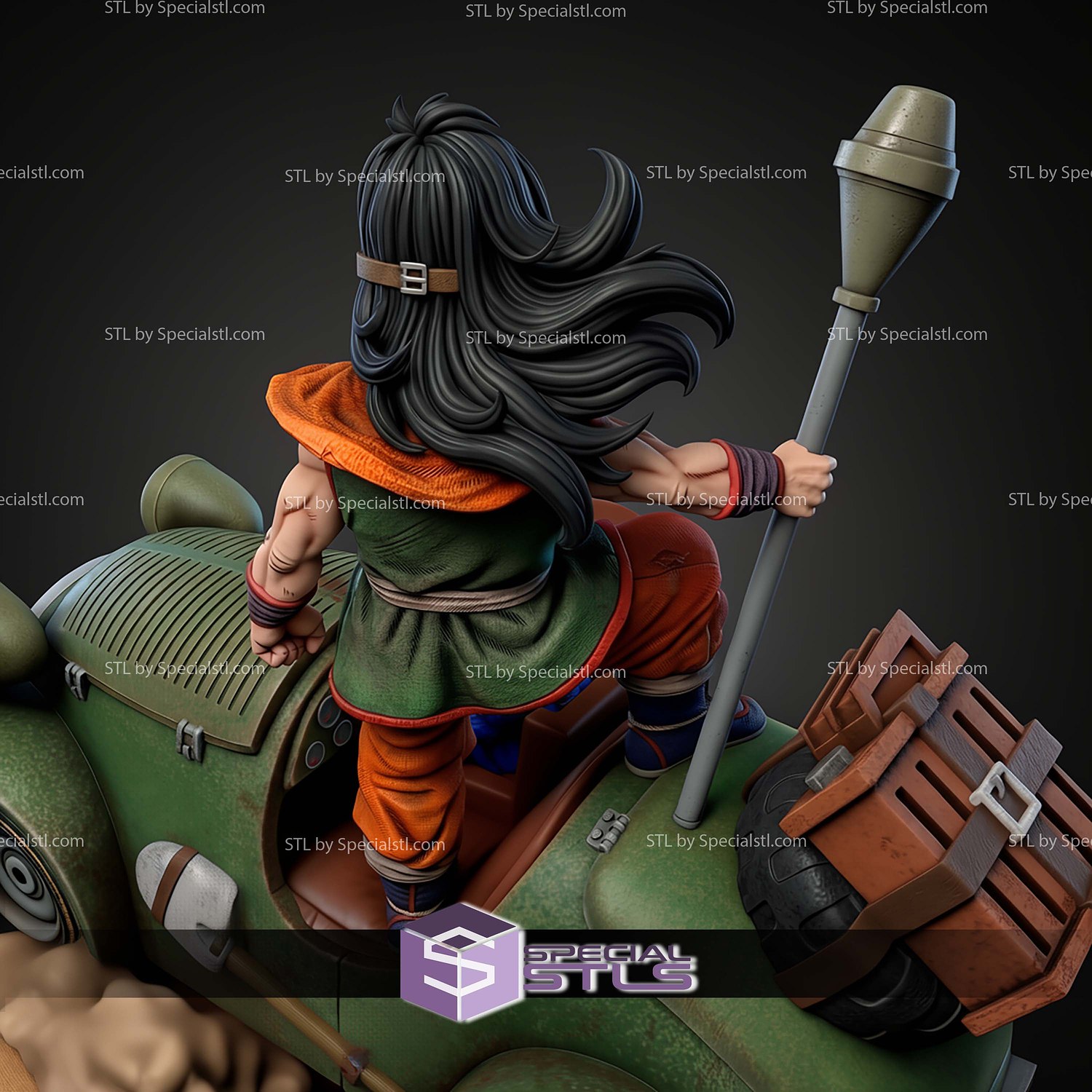 Yamcha And Puar Mighty Mouse STL Files 3D Model — view 7