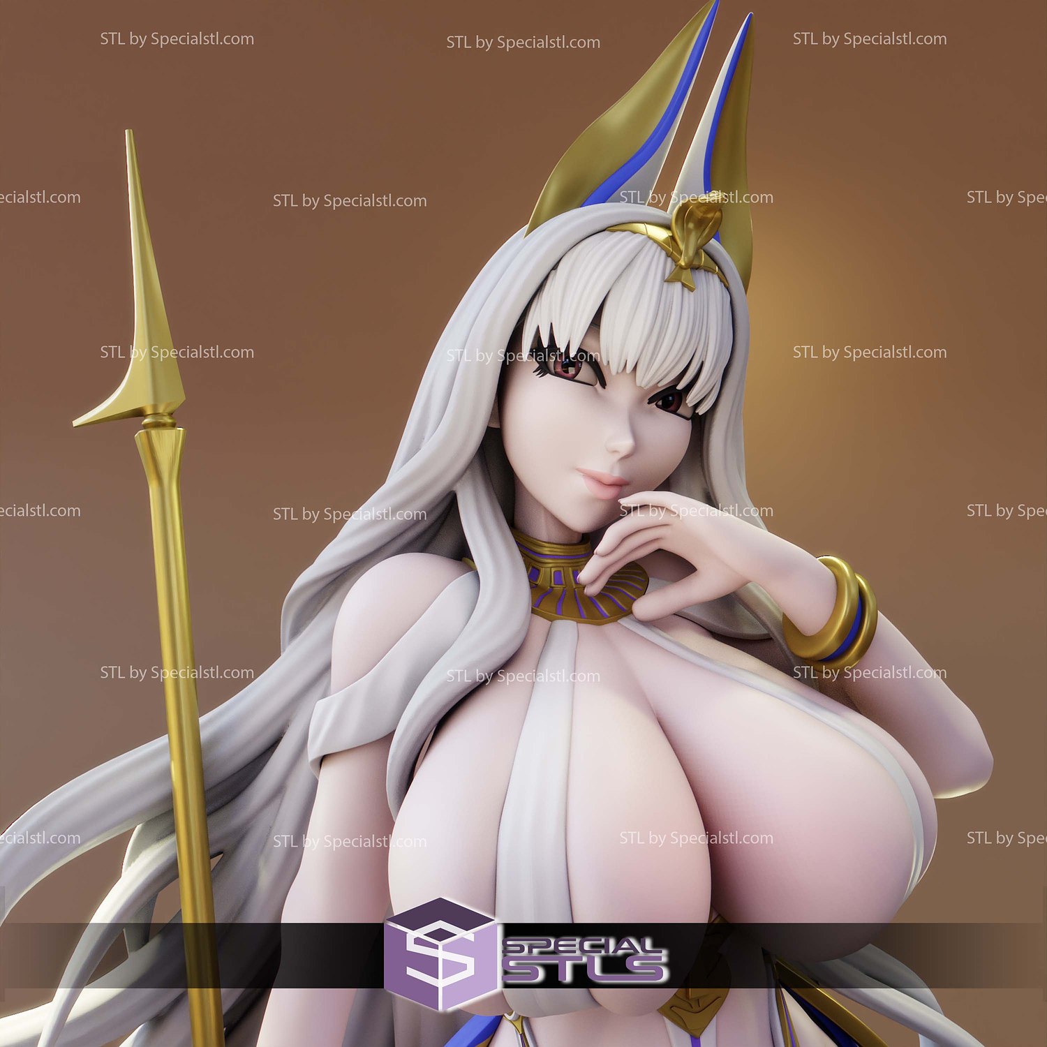 Scylla Thicc Azur Lane 3D Printer Files STL Model — view 5