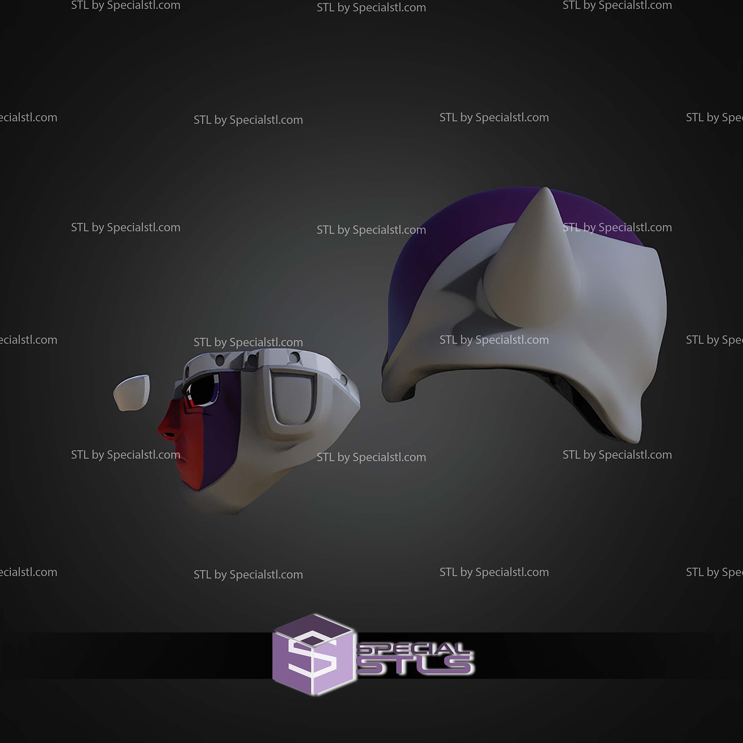 Cosplay STL Files Glacier from Dragonball Hero 3D Model — view 4