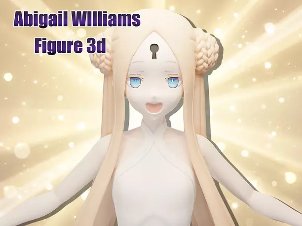 Abigail Williams FGO figure 3d STL Model