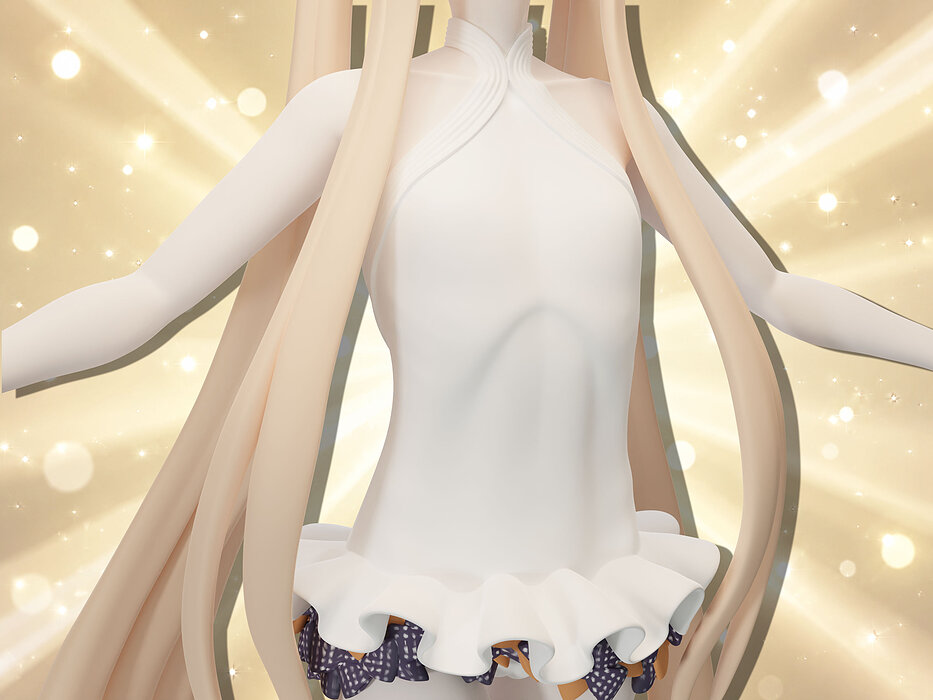 Abigail Williams FGO figure 3d STL Model — view 5