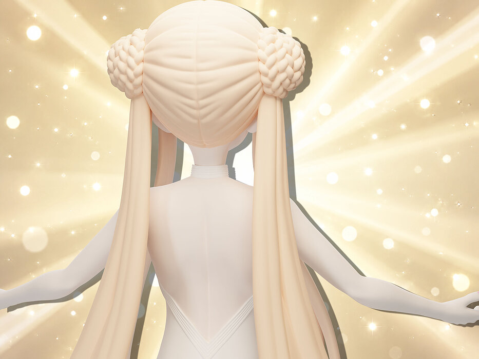 Abigail Williams FGO figure 3d STL Model — view 6