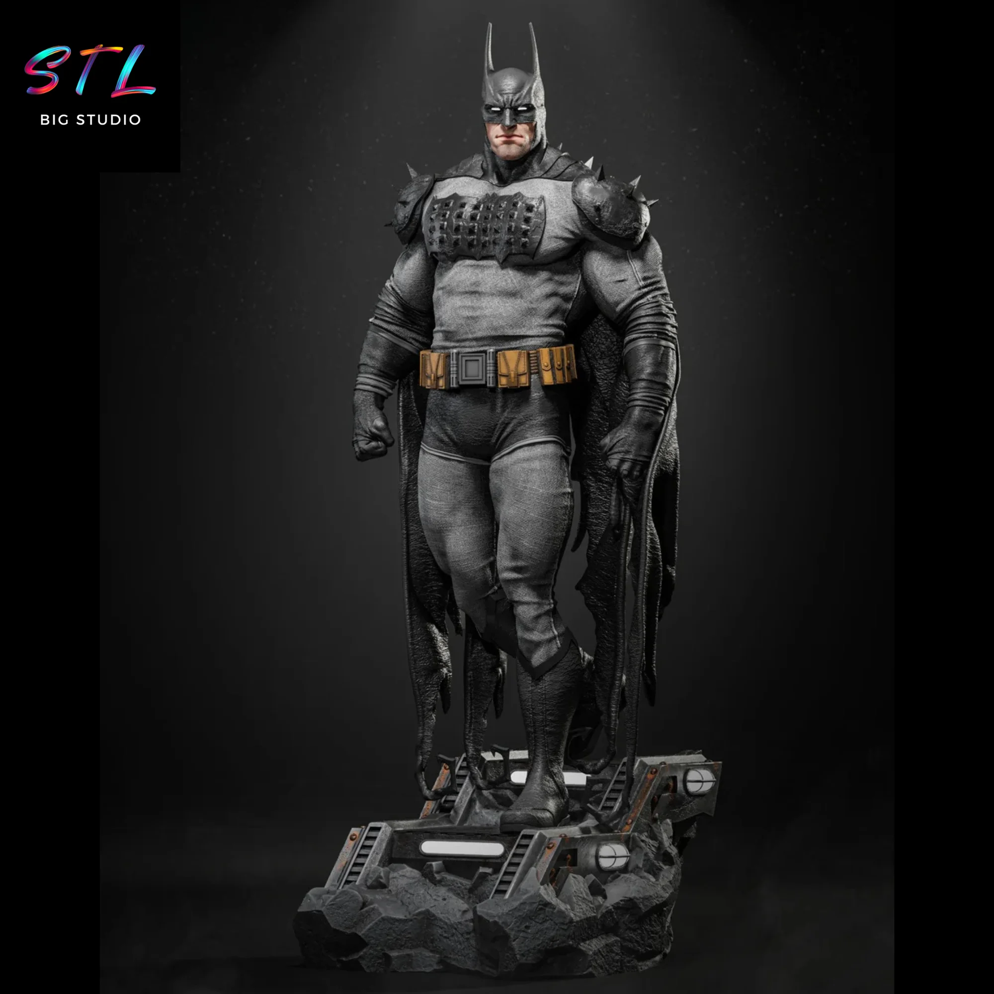 Batman STL | Dark Knight | Epic DC Figure for 3D Printing Model