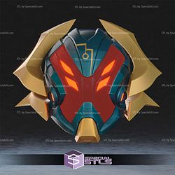 Cosplay STL Files Ultron X-Tron Helmet 3D Model
