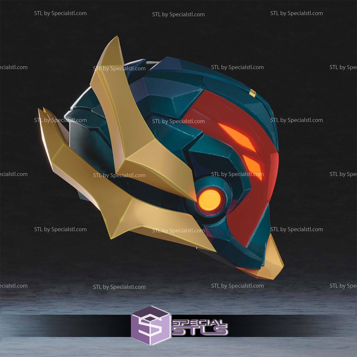 Cosplay STL Files Ultron X-Tron Helmet 3D Model — view 2